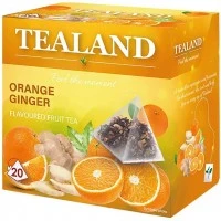 Чай фруктовий в пірамідках Tealand апельсин та імбир, 20 шт
