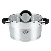 Кастрюля со стеклянной крышкой Krauf Recht 16 см, 1.8 л 