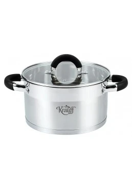 Каструля зі скляною кришкою Krauf Recht 16 см, 1.8 л