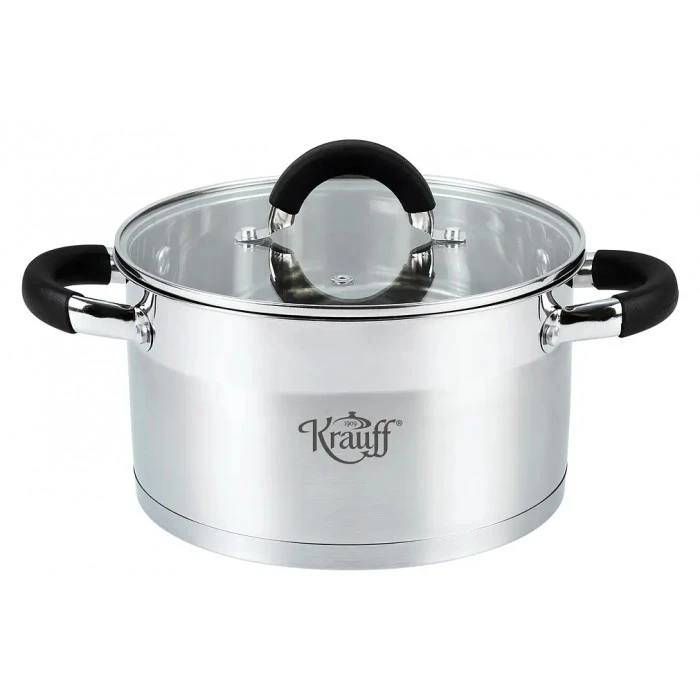 Каструля зі скляною кришкою Krauf Recht 16 см, 1.8 л - 
