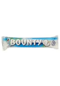 Батончик Bounty в молочно-шоколадній глазурі з кокосовою начинкою, 57 г