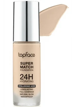 Тональний крем TopFace Super Match 24H Foundation PT475 відтінок 001, 30 мл