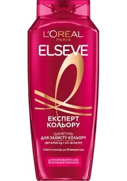 Шампунь L'oreal Paris Elseve Цвет и Блеск для окрашенных и мелированных волос, 400 мл