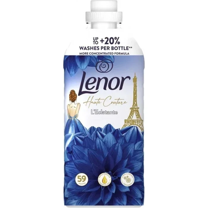 Кондиционер для белья Lenor «Высокая мода Лучезарный», 1.239 л (59 стирок) - 