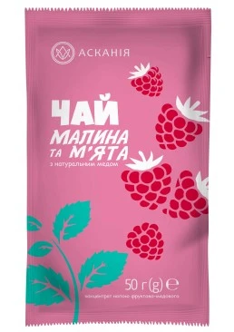 Фруктово-медовый чай Аскания Малина и Мята, 50 г