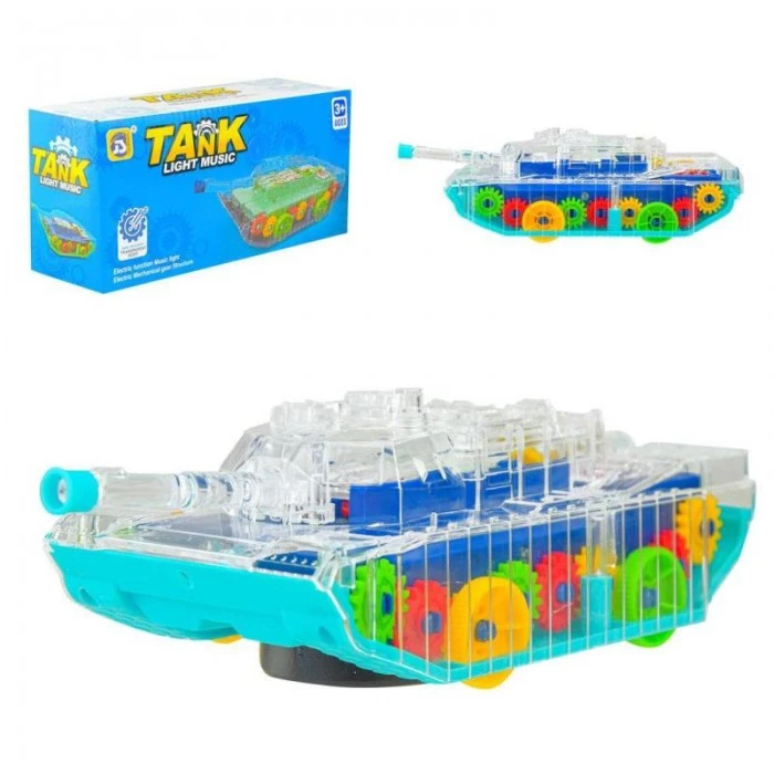 Музичний танк ToyCloud прозорий корпус 1006  - 