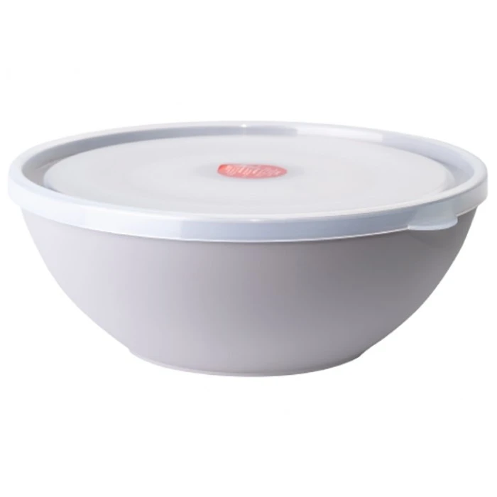  Миска с крышкой, 800 мл (цвет какао/прозрачный) - 