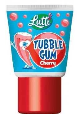 Рідка жуйка Lutti Tubble Gum Cherry Вишня в тюбику, 35 г  