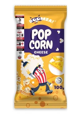 Попкорн Boomza Сыр для микроволновой печи, 100г