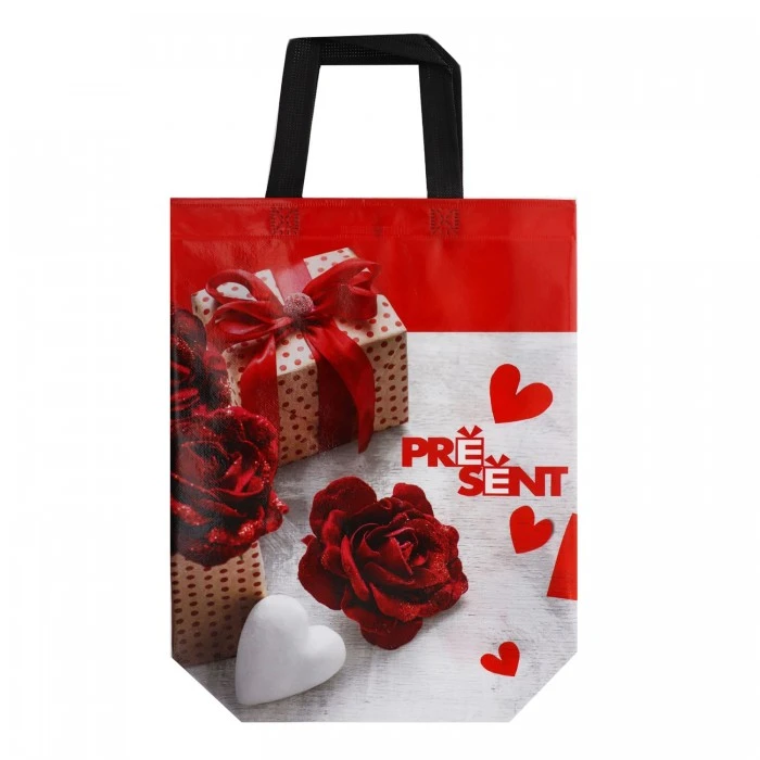 Сумка господарська ламінована, 29х33 см (в асортименті) - 