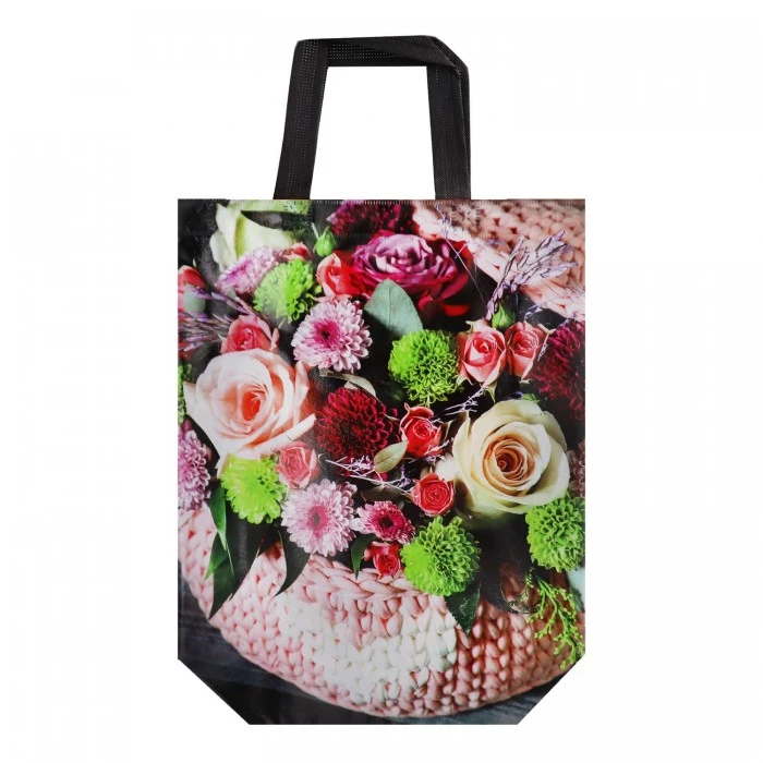 Сумка господарська ламінована, 29х33 см (в асортименті) - 