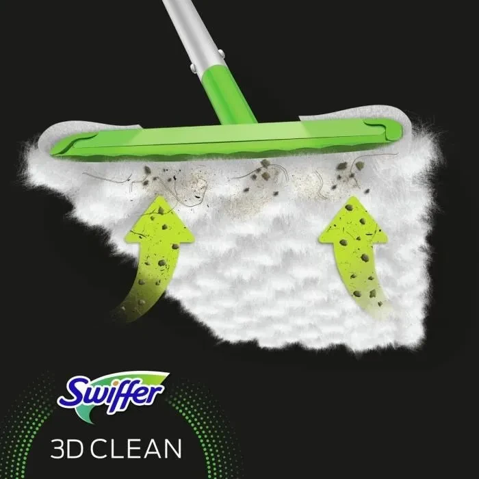 Швабра для уборки Swiffer 3D Clean + 4 салфетки - 