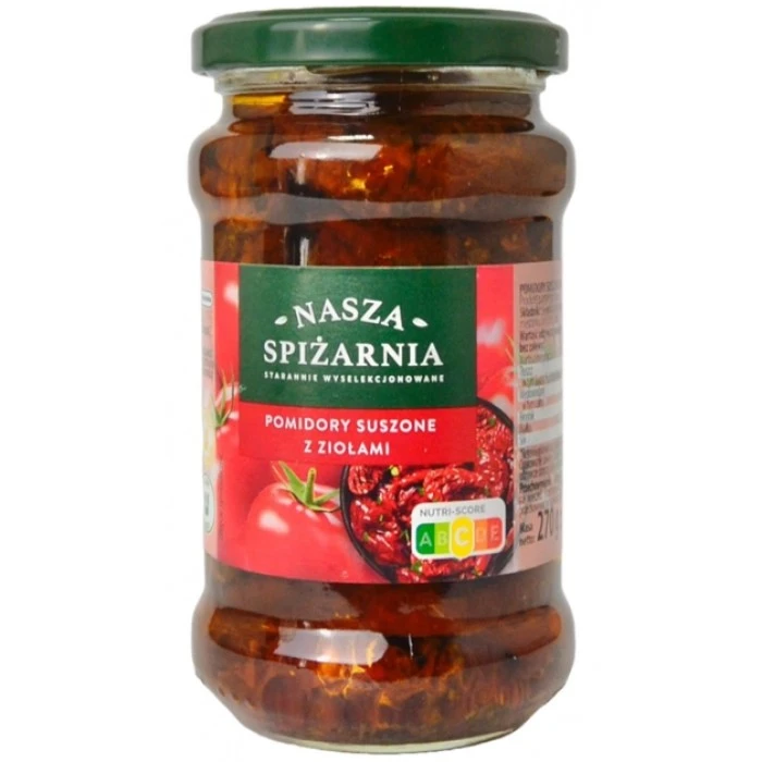 В'ялені помідори Nasza Spizarnia з травами, 270 г - 