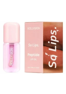 Зволожувальна олія для губ Hollyskin So Lips. Peptide Lip Oil 003. Vanilla Cloud, 4 мл 