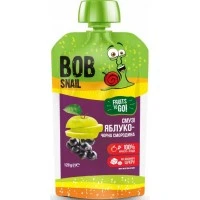 Пюре фруктовое Bob Snail Яблоко-Черная Смородина пастеризованное, 120 г