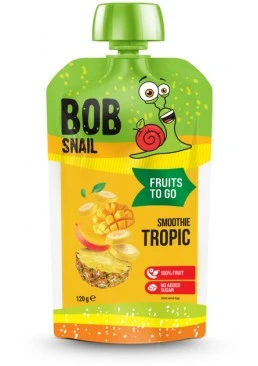 Пюре фруктове Bob Snail Банан-Ананас-Манго пастеризоване, 120 г