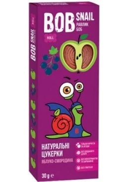 Натуральні цукерки Bob Snail Яблуко-Смородина, 30 г