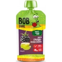Пюре фруктове Bob Snail Груша-Лісова Ожина пастеризоване, 120 г