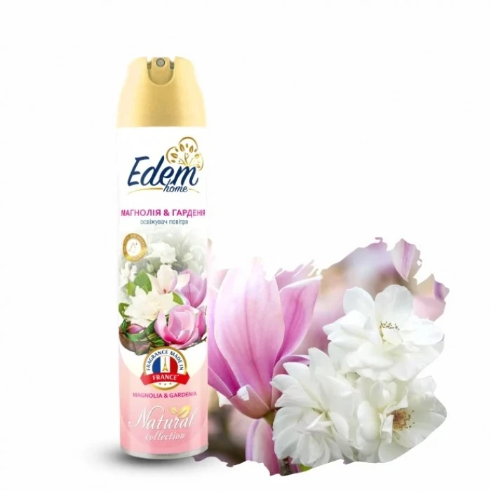 Освежитель воздуха Edem home Natural Магнолия и Гардения, 300 мл  - 