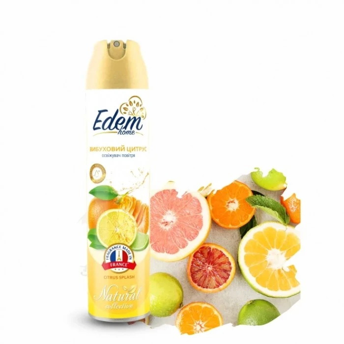Освіжувач повітря Edem home Natural Вибуховий Цитрус, 300 мл - 