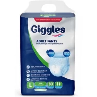 Підгузки-труси для дорослих Giggles, розмір L (100-150 см), 30 шт