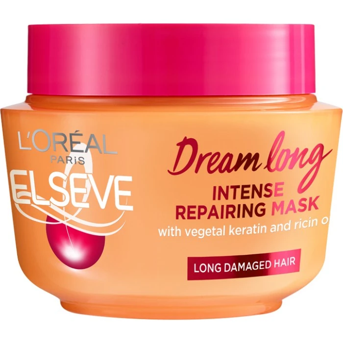 Маска L'Oreal Paris Elseve Dream Long для довгого пошкодженого волосся, 300 мл - 