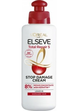 Крем L'Oreal Paris Elseve Повне Відновлення 5 Стоп Пошкодження, 200 мл 