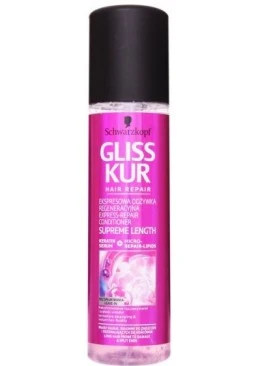 Експрес-кондиціонер GLISS Supreme Length для довгого волосся, схильного до пошкоджень та жирності, 200 мл 