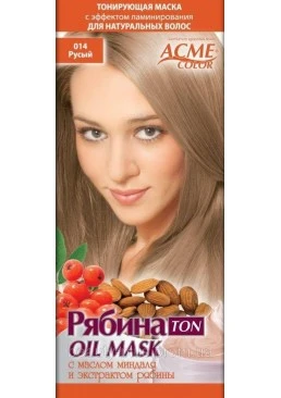 Тонуюча маска Acme Рябина Ton oil mask №014 русявий, 30 мл