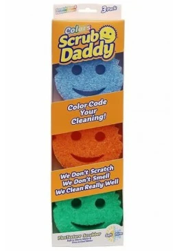 Набор губок Scrub Daddy Colors, 3 шт