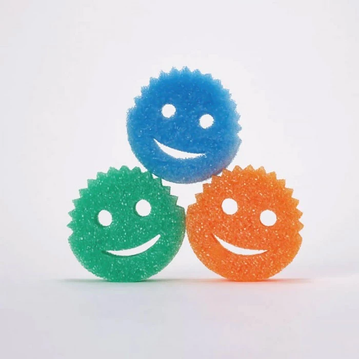Набор губок Scrub Daddy Colors, 3 шт - 