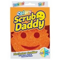 Губка-скрабер Scrub Daddy Colors (оранжевая), 1 шт