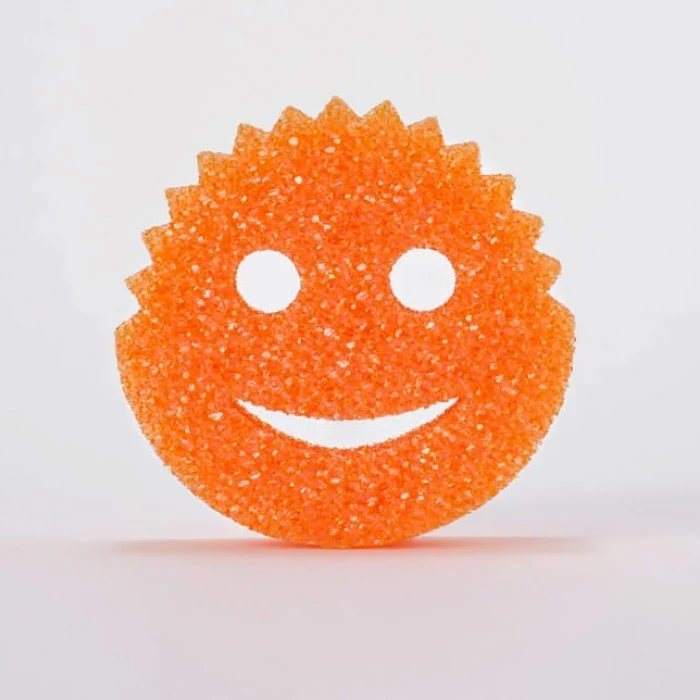 Губка-скрабер Scrub Daddy Colors (оранжевая), 1 шт - 