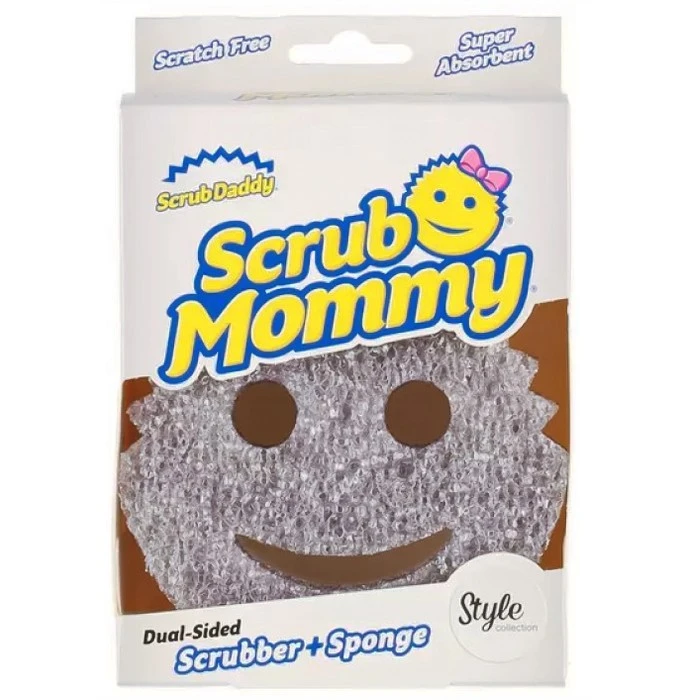 Губка-скрабер Scrub Mommy двусторонняя, 1 шт - 