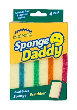 Губка-скрабер Scrub Daddy Sponge, 4 шт