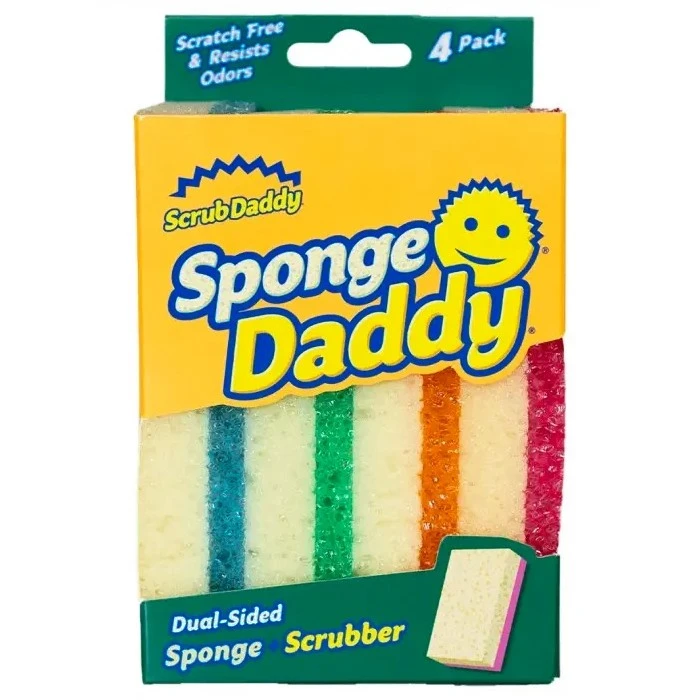 Губка-скрабер Scrub Daddy Sponge, 4 шт - 