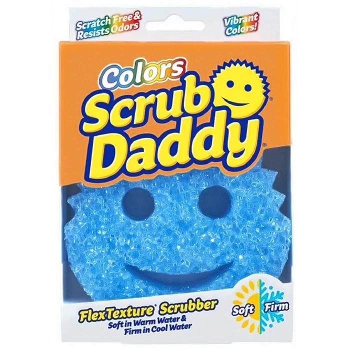 Губка для чистки Scrub Daddy Colors (синяя) - 