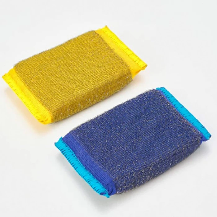 Губка-скрабер Scrub Daddy с нержавеющей сталью, 2 шт - 