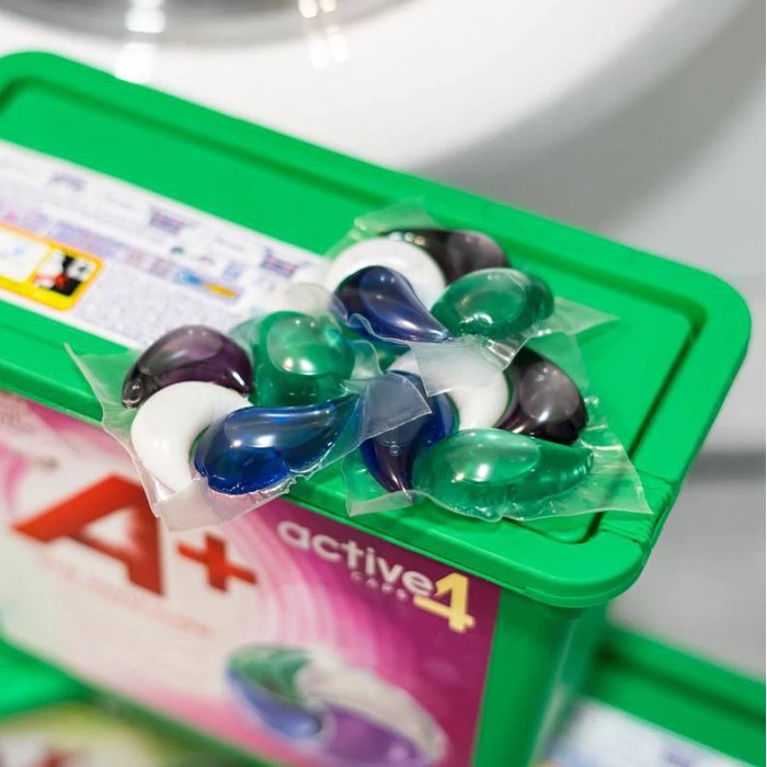 Капсулы для стирки А+ Fresh Flowers 4в1 для всех типов тканей, 38 шт - 