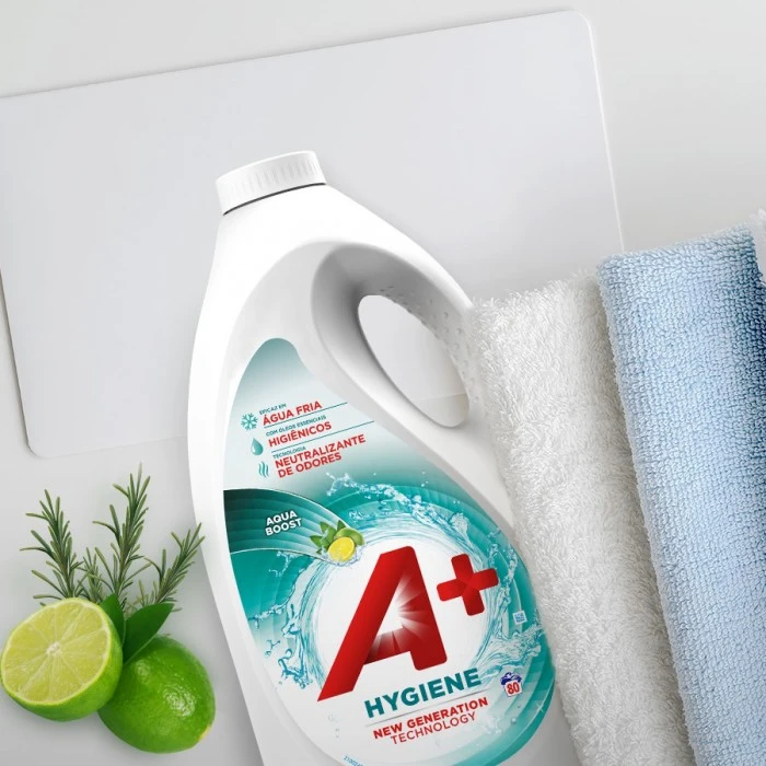 Гель для стирки A+ Hygiene Универсальный, 4 л (80 стирок) - 