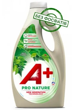 Гель для стирки A+ Pro Nature Универсальный, 3.25 л (65 стирок)