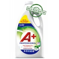Гель для стирки A+ Professional White для белого белья, 4.62 л (102 стирки)