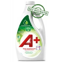 Гель для стирки A+ White для белого белья, 2.2 л (55 стирок)