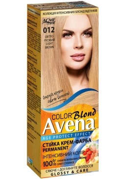 Крем-краска Acme Avena Gloss Color № 012 Светло-русый, 133 мл