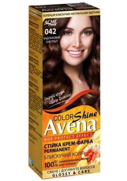 Крем-краска Acme Avena Gloss Color №042 Каштановый, 133 мл