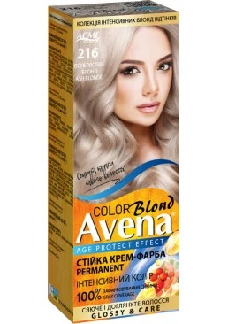 Крем-краска Acme Avena Gloss Color №216 Пепельный блонд, 133 мл