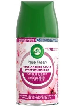 Змінний балон до автоматичного освіжувача повітря Air Wick Вишнева квітка та орхідея, 250 мл