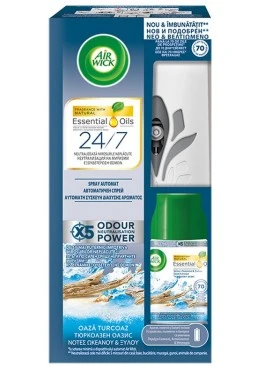 Освежитель воздуха автоматический Airwick Freshmatic Бирюзовая лагуна, 250 мл 