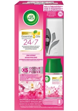 Освежитель воздуха автоматический Airwick Freshmatic Магнолия и Вишневый цвет, 250 мл