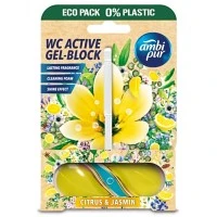 Гелевий підвісний блок для туалету Ambi Pur WC Active Gel-Block Цитрус і жасмин, 45 г